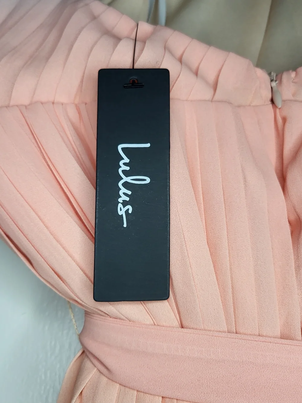 Ombre Pleated Halter Romper - Blue to Peach